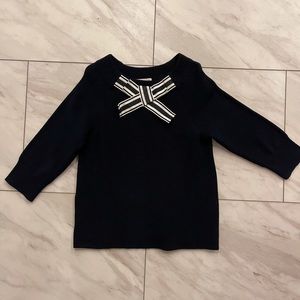 Crewcuts sweater - navy/white. Size 4/5. NWT